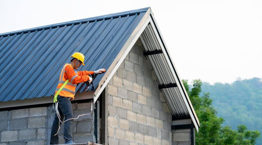 Professional metal roof installation in Weleetka, OK